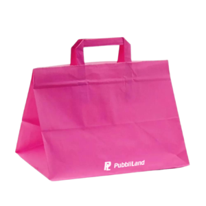 Doggy bag colorata (piattina) 26x26+18cm